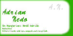 adrian nedo business card