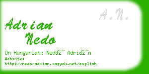 adrian nedo business card